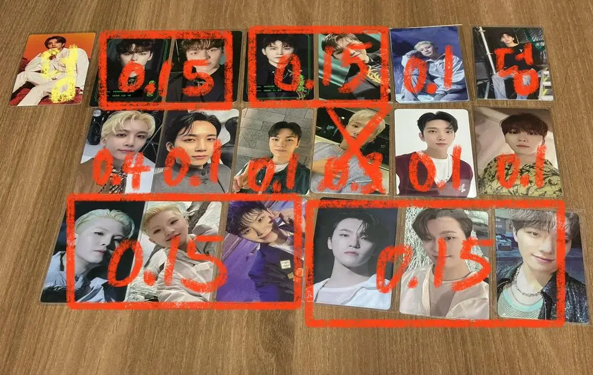 Enul Available seventeen photocard wts jeonghan vernon woozi hoshi joshua Seungkwan