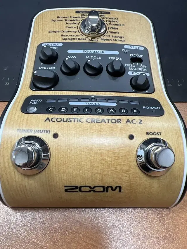 Zoom AC-2 이펙터