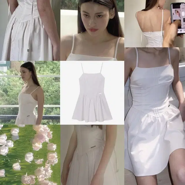 퍼슈 V-cut Spirring Dress