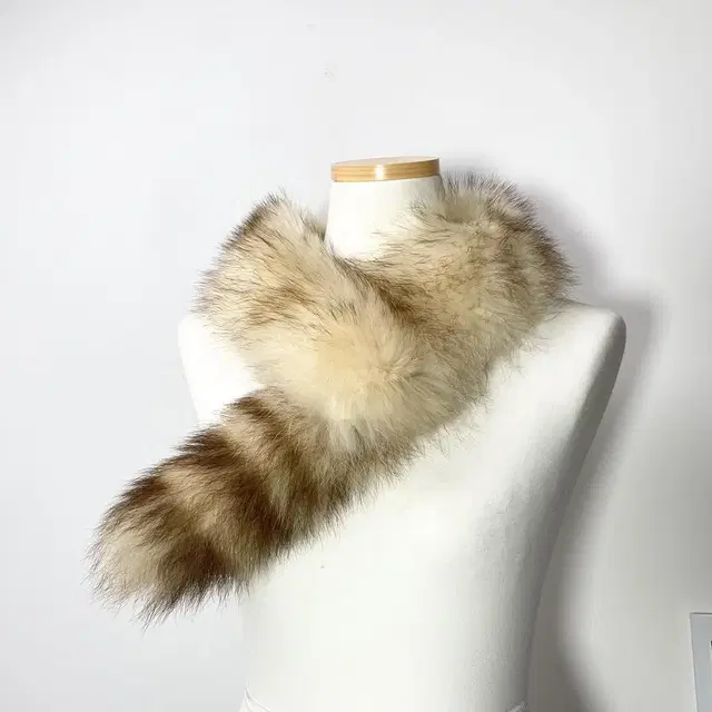 천연 퍼 모피 목도리 Real Fur Scarf