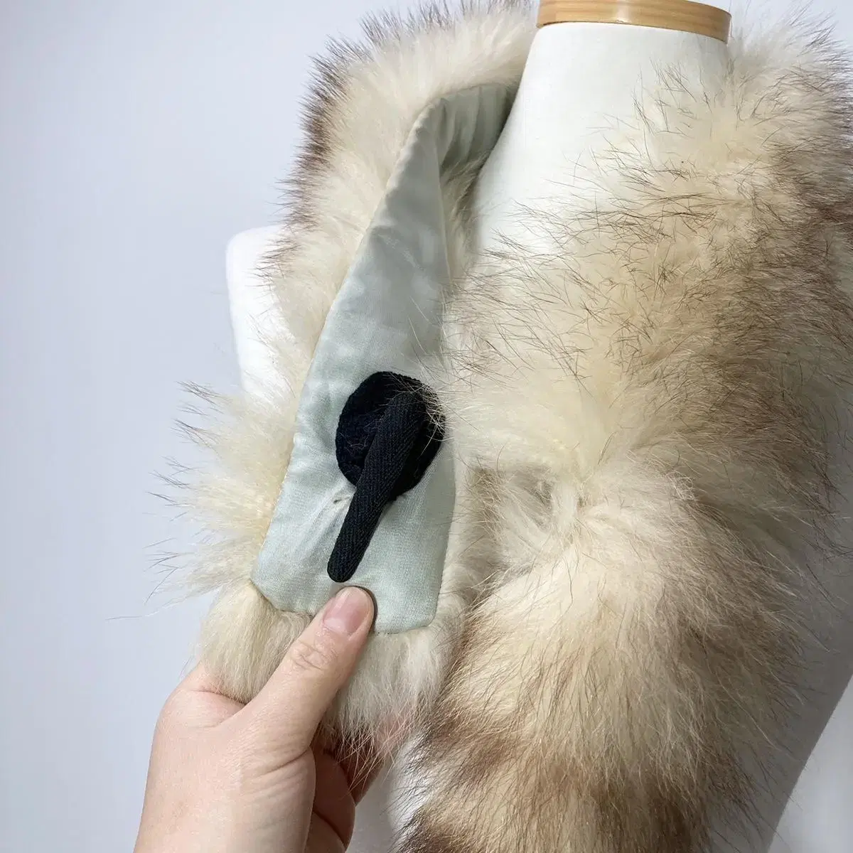 천연 퍼 모피 목도리 Real Fur Scarf