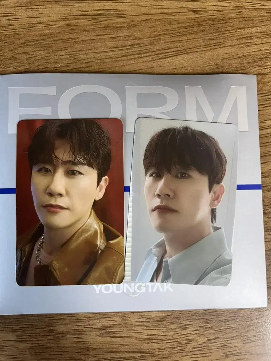 Young Tak album photocard