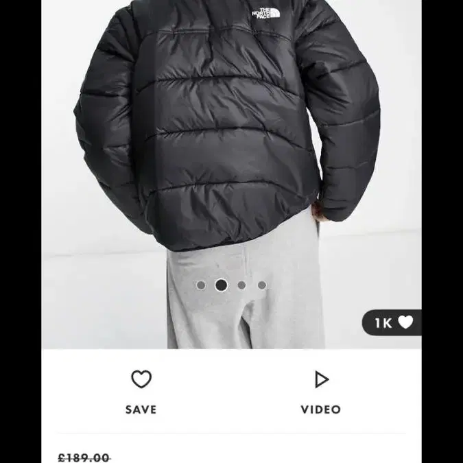 노스페이스 NSE 2000 puffer 패딩 L 새상품