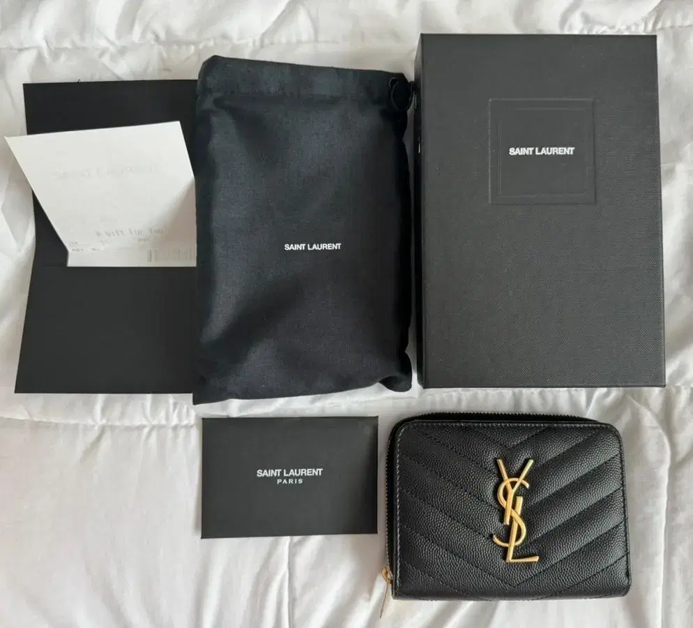 Saint Laurent Zip Around Wallet