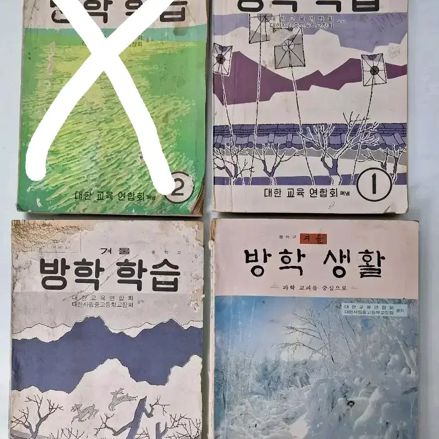 근대사 수집 자료 중학교 방학생활 방학학습 11권