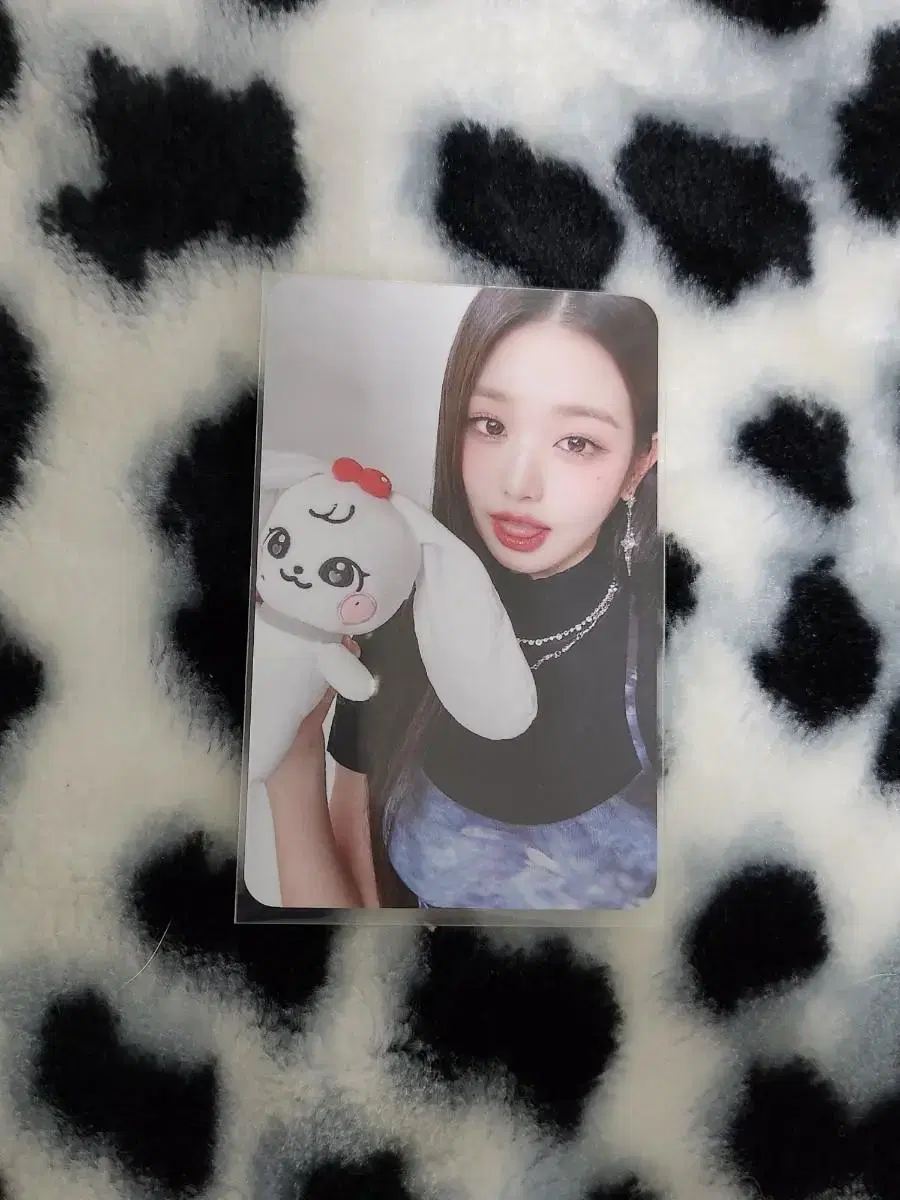 Minive MegaCushion jang wonyoung photocard