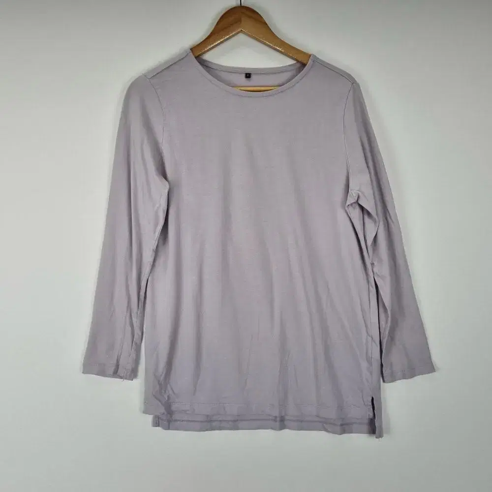 S2029 (천원경매) Women's 95 Mauve Round Long Sleeve T-Shirt/Dark