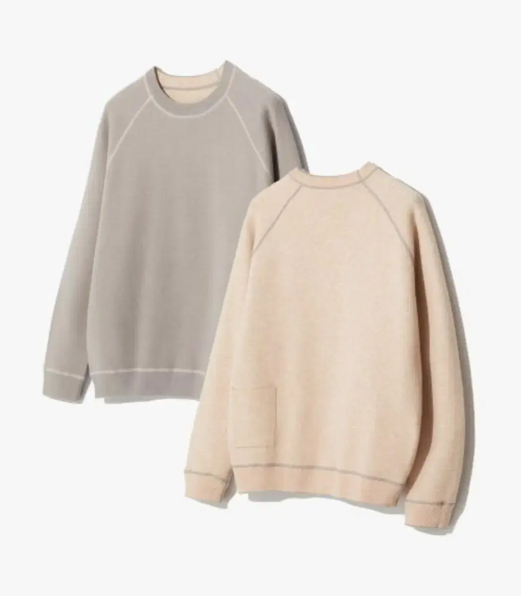 [NEW] Suaire Airwool Reversible Knit(Gray/Pink, L)