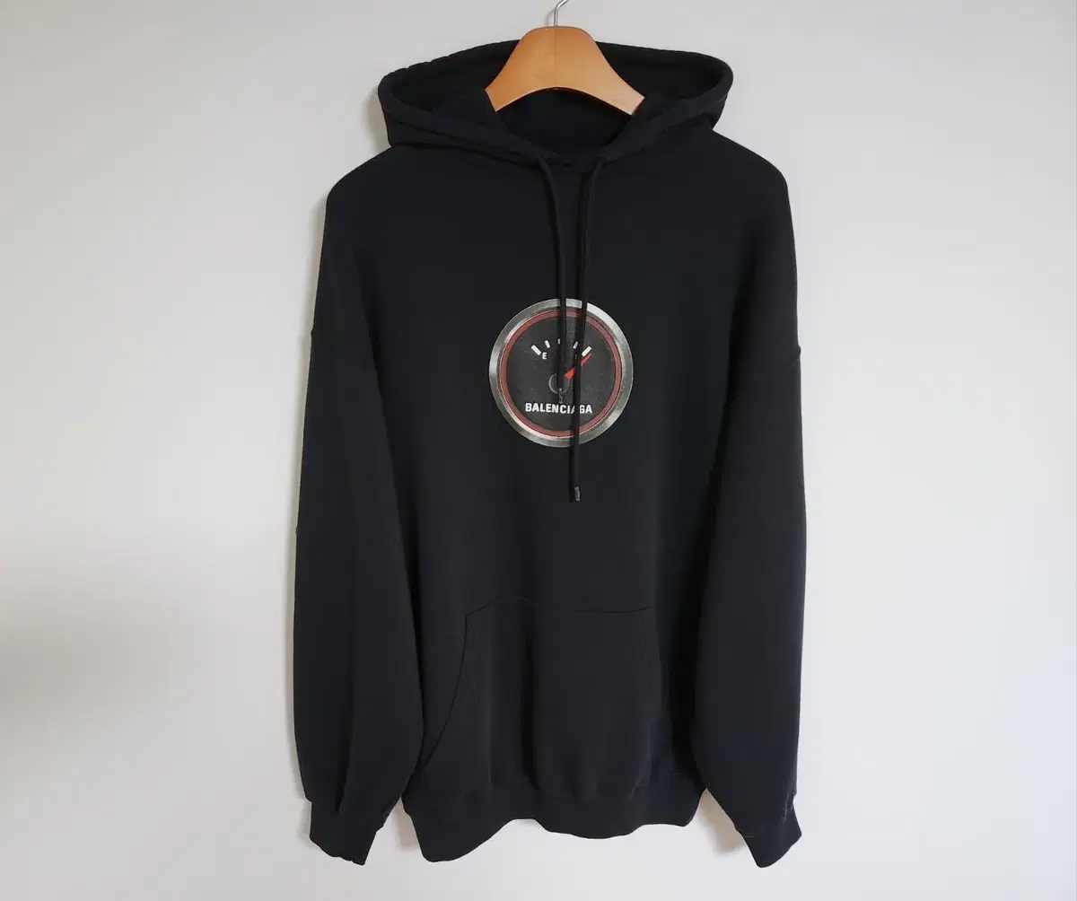 [M] Balenciaga Black Instrument Panel Overfit Hoodie 570792