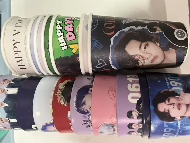 방탄 컵홀더,종이컵