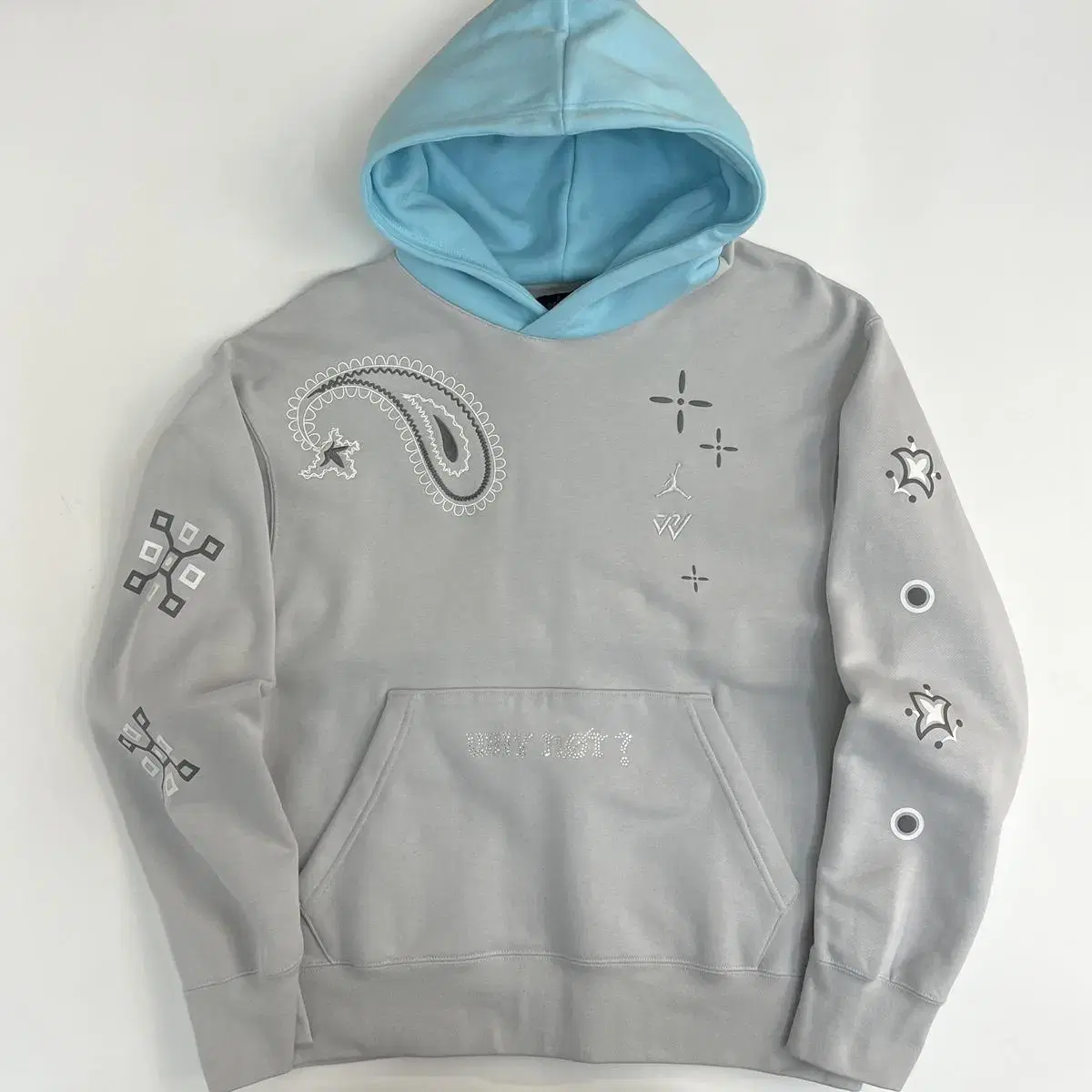 Jordan Light Gray Hoodie