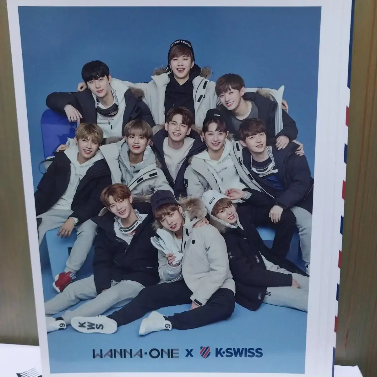 워너원 X k swiss 포토엽서