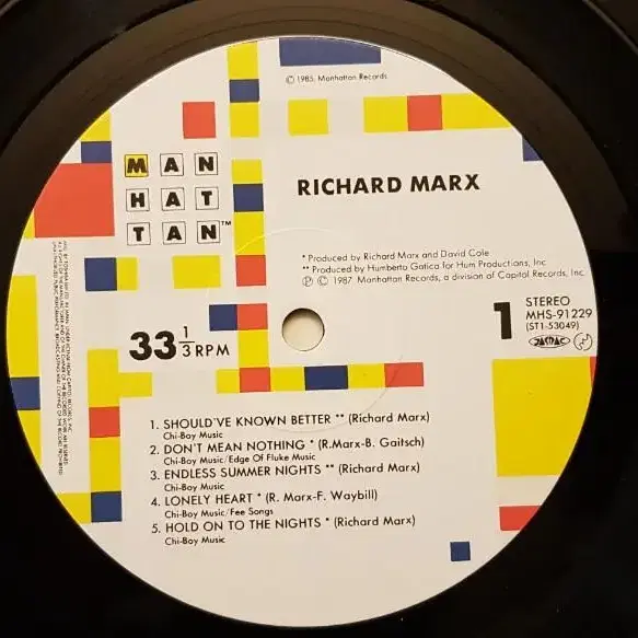 수입반/Richard Marx LP