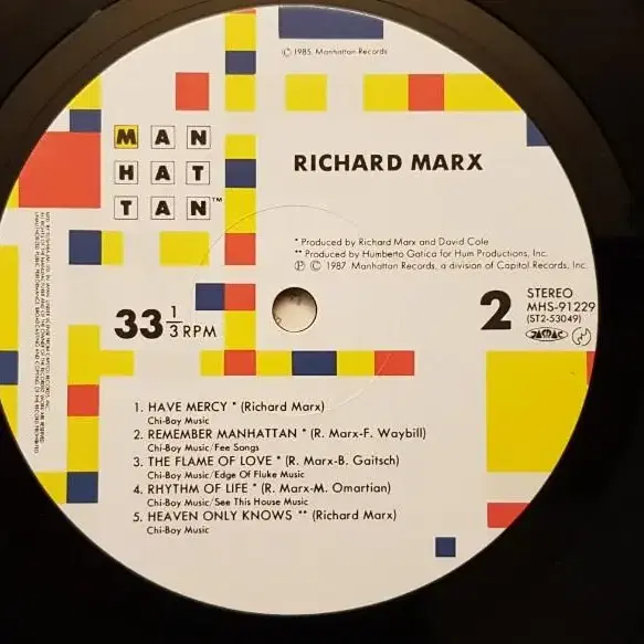 수입반/Richard Marx LP