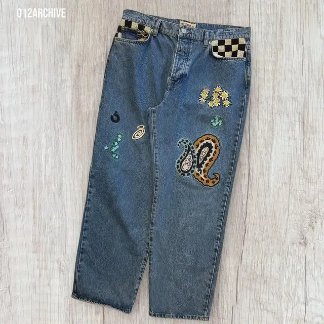 스투시 노마 빅올진, stussy noma jeans, supreme