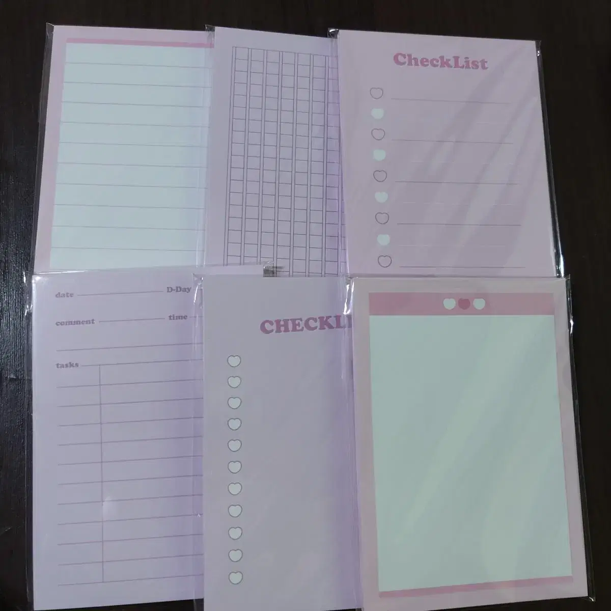 Bulk diary inlay notepads