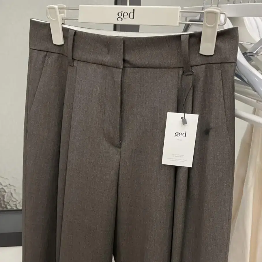 Shop ged - wool wide slacks