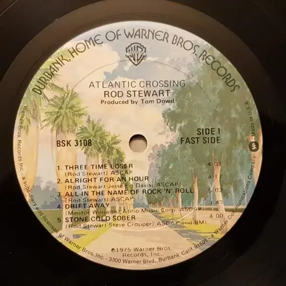 미국원반/Rod Stewart - Atlantic Crossing LP