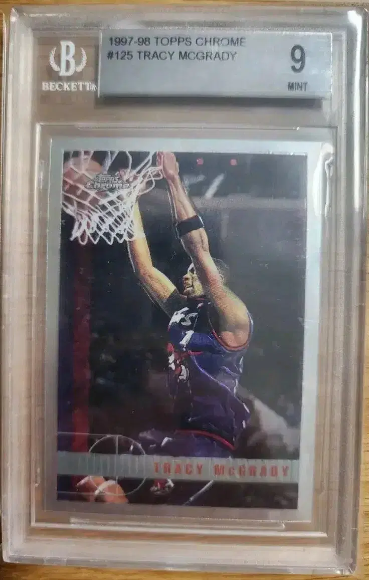 1997 탑스 크롬 트레이시 맥그레이디 RC BGS 9