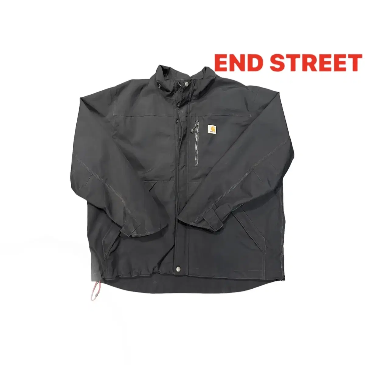 (END) Carhartt 칼하트 워크웨어 자켓 보더 디테일 블랙