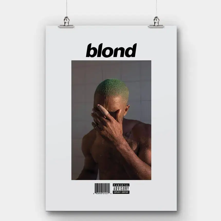 프랭크오션 blond 앨범 커버 포스터 Frank Ocean 액자