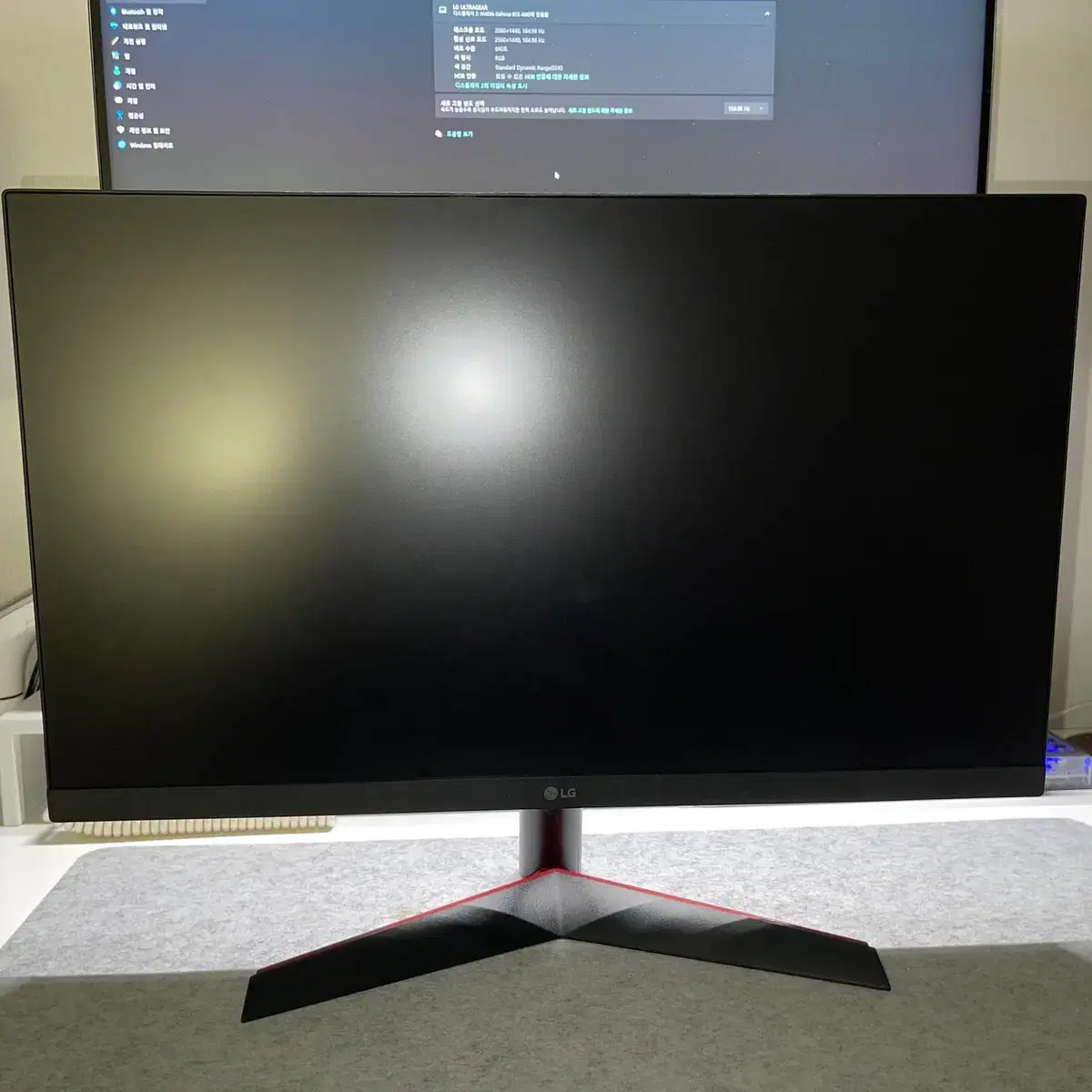 LG 24GN600 모니터 팝니다. (LG 24인치 FHD 144hz)