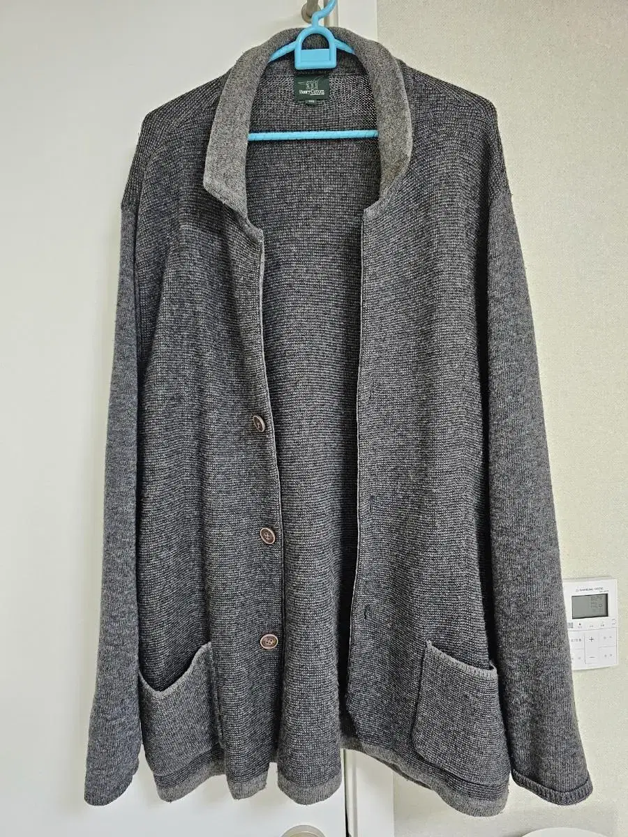 Cotton and wool cardigan in henry (size L)