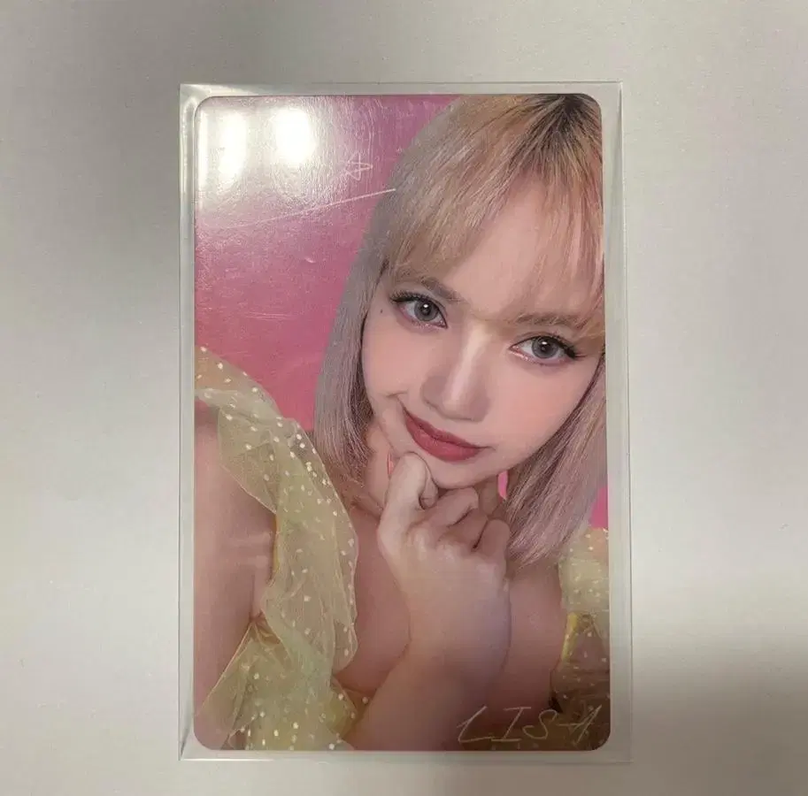 Black Pink lisa photocard TheGame TheGirls TheGirls