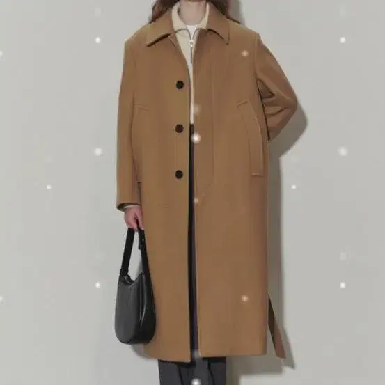 던스트 UNISEX OVERSIZED WOOL MAC COAT CAMEL