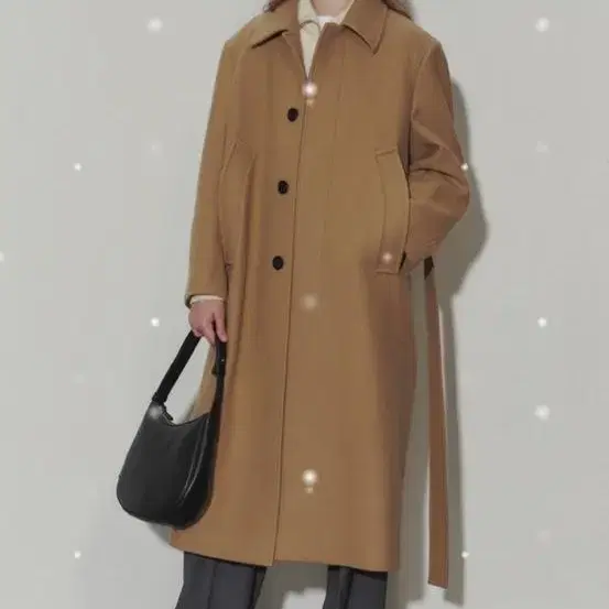 던스트 UNISEX OVERSIZED WOOL MAC COAT CAMEL