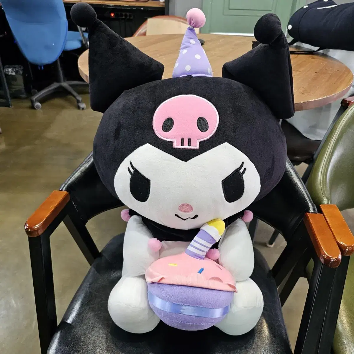 Happy birthday to Sanrio Kuromi's plush doll45