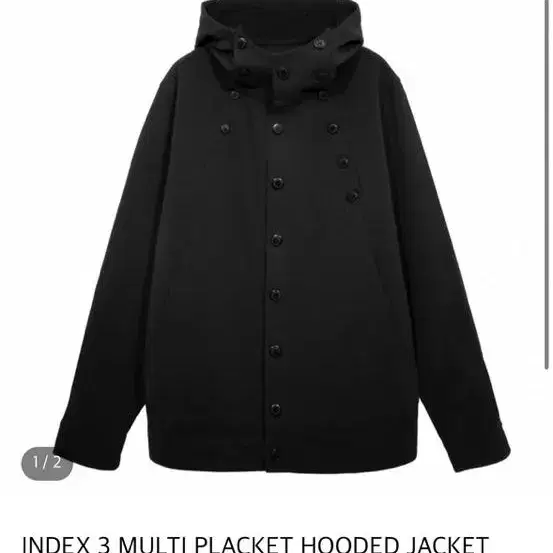 구매)[M] MULTI PLACKET HOODED JACKET