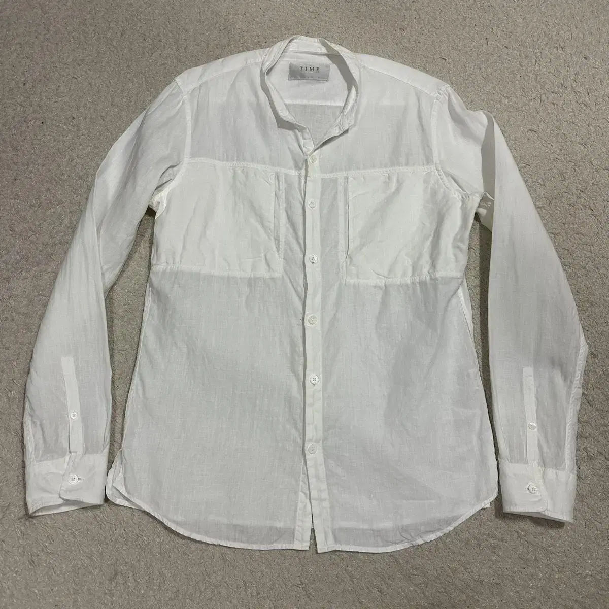 Time Linen Shirt White 95