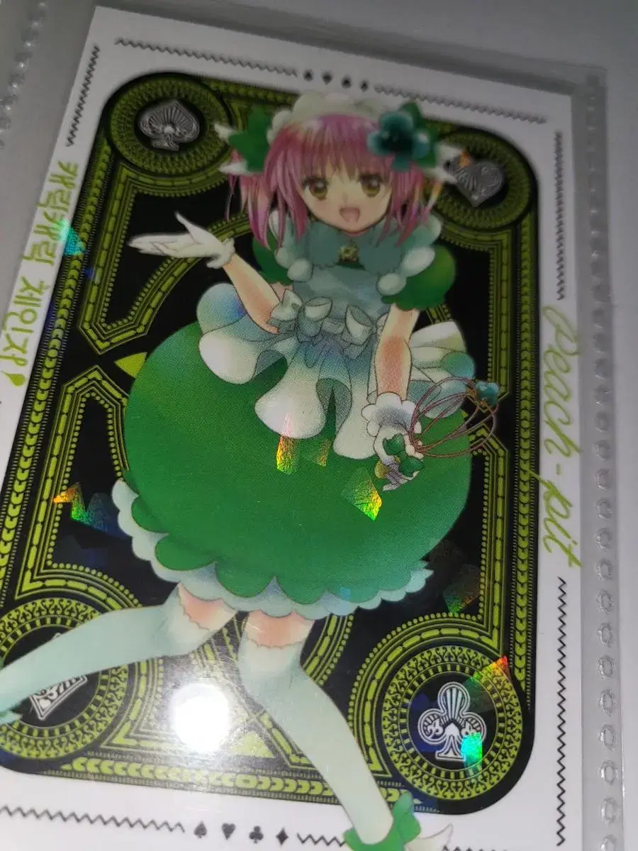 Carcass kidney plate amulet clover photocard