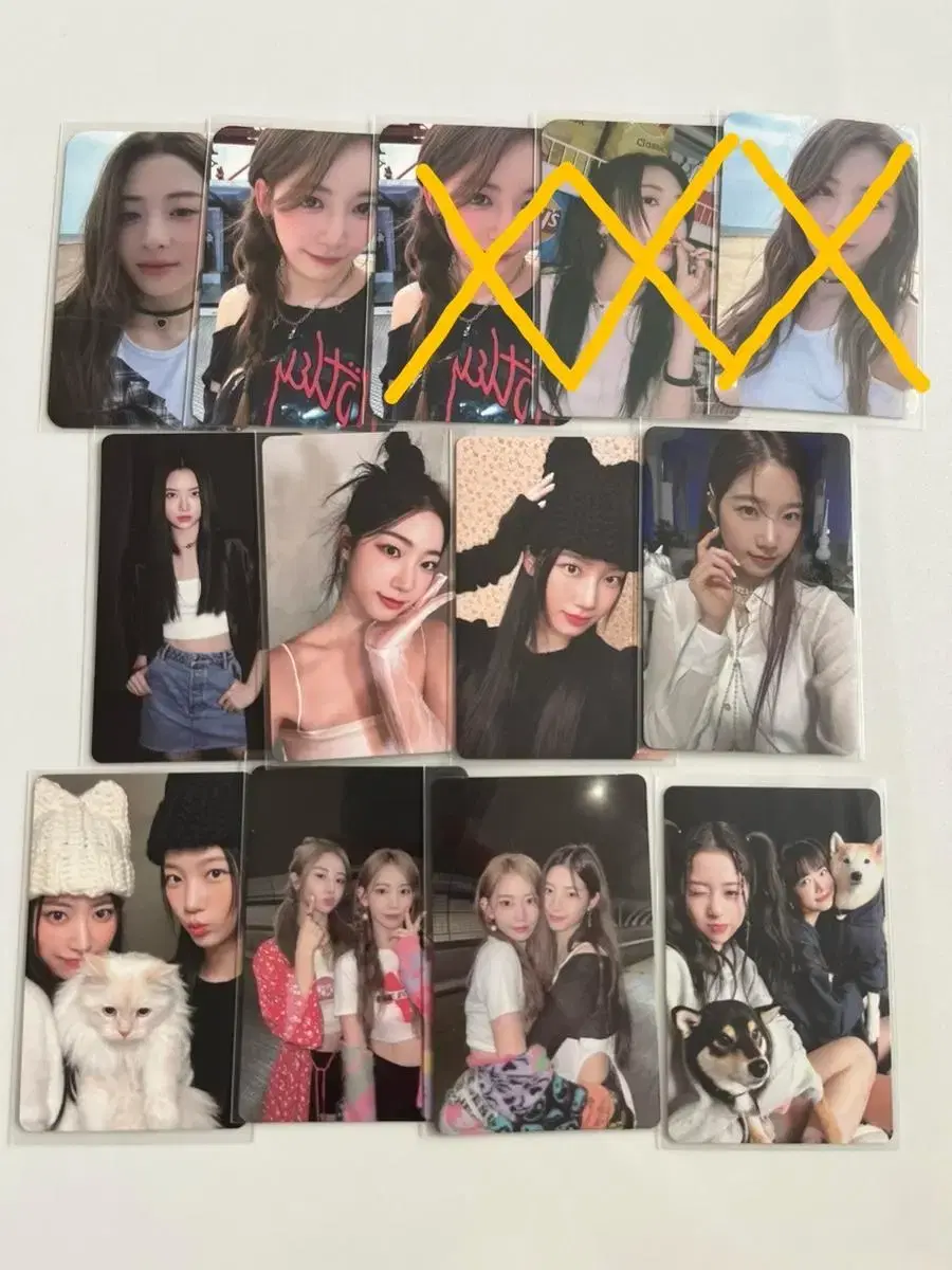 Tianyuan Market) aespa le sserafim ive new jeans black pink photocard bulk WTS