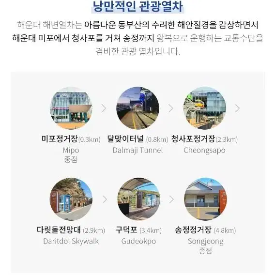 부산 해운대 해변 열차 무제한권