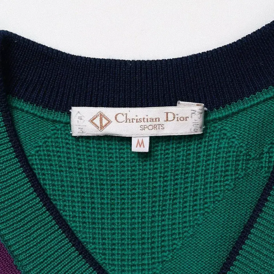 Christian Dior sports 브이넥 니트