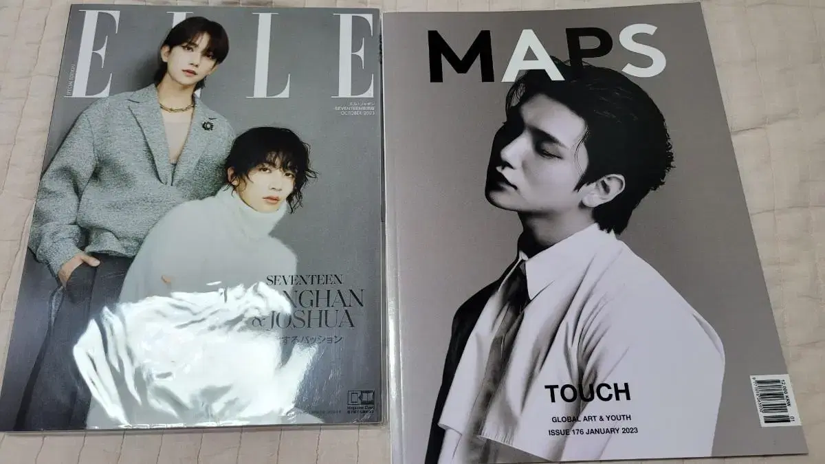 Joshua jeonghan for Japan's L magazine and joshua for MAPS magazine.