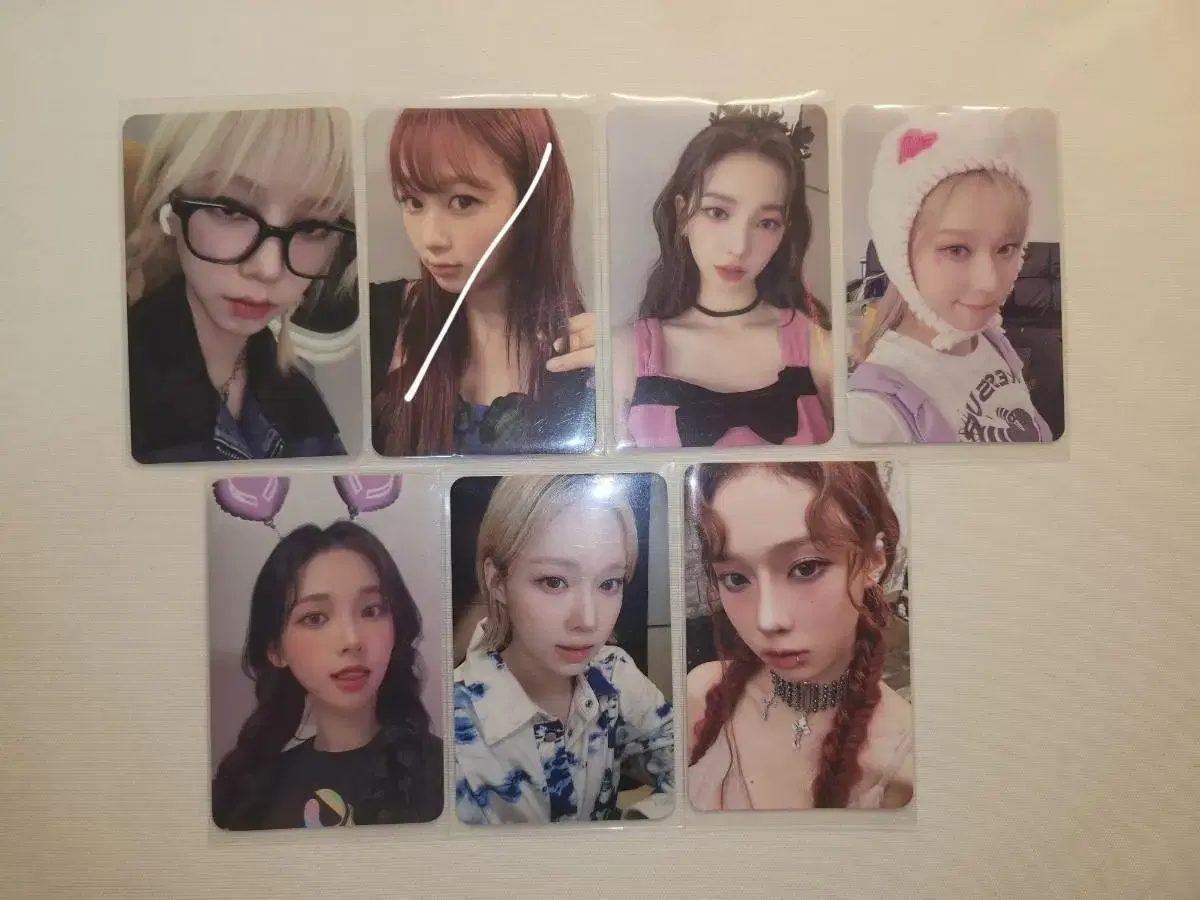 aespa photocard wts foxdome + anul chancher