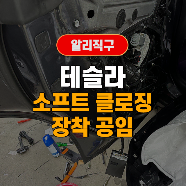 알리직구 테슬라 [소프트클로징] 장착 공임