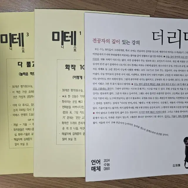 시대인재 김재홍T 미테, 더리딩 언매