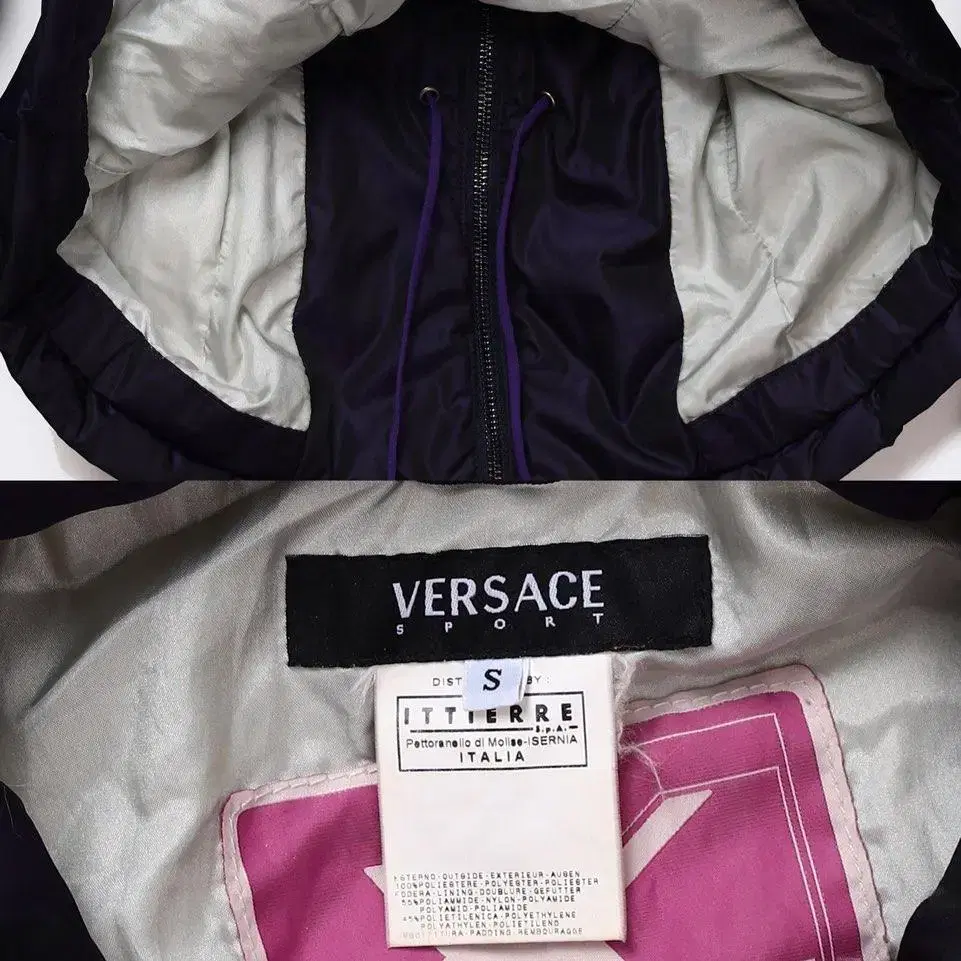 VERSACE sport 2way 폴리 자켓