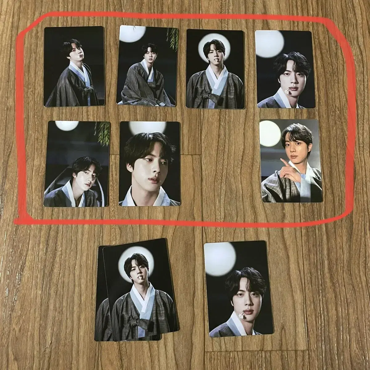 bangtan dalma zhong seokjin jin zundball jin mini photocard