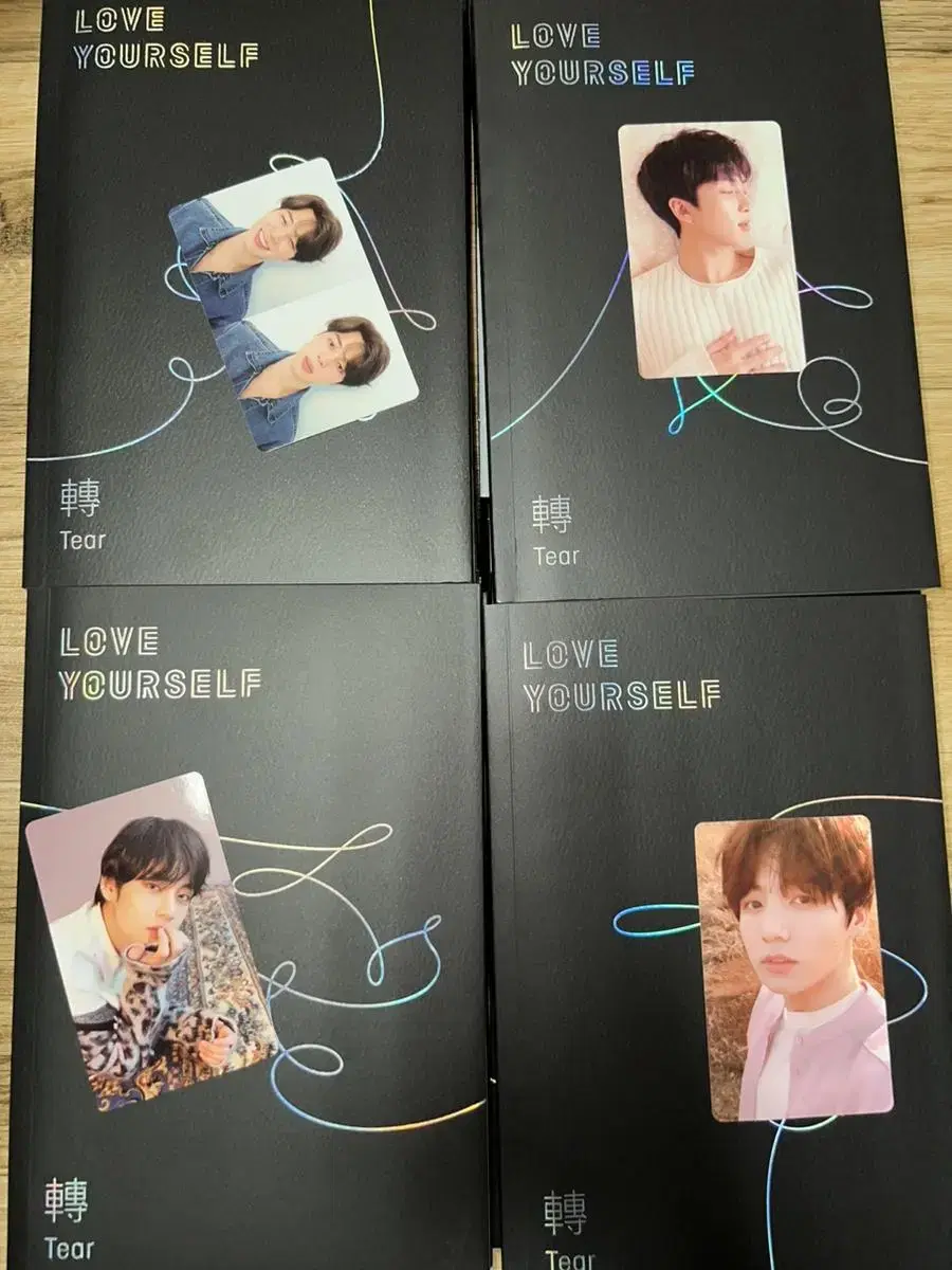 BTS Rubsell All Tier First Edition LOVEYOUSELF TEAR Jimin Nam Jun Taehyung