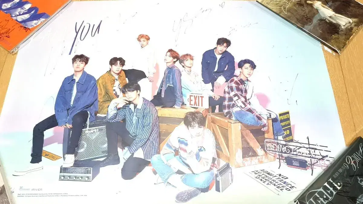 Straykids sign signature poster straykids