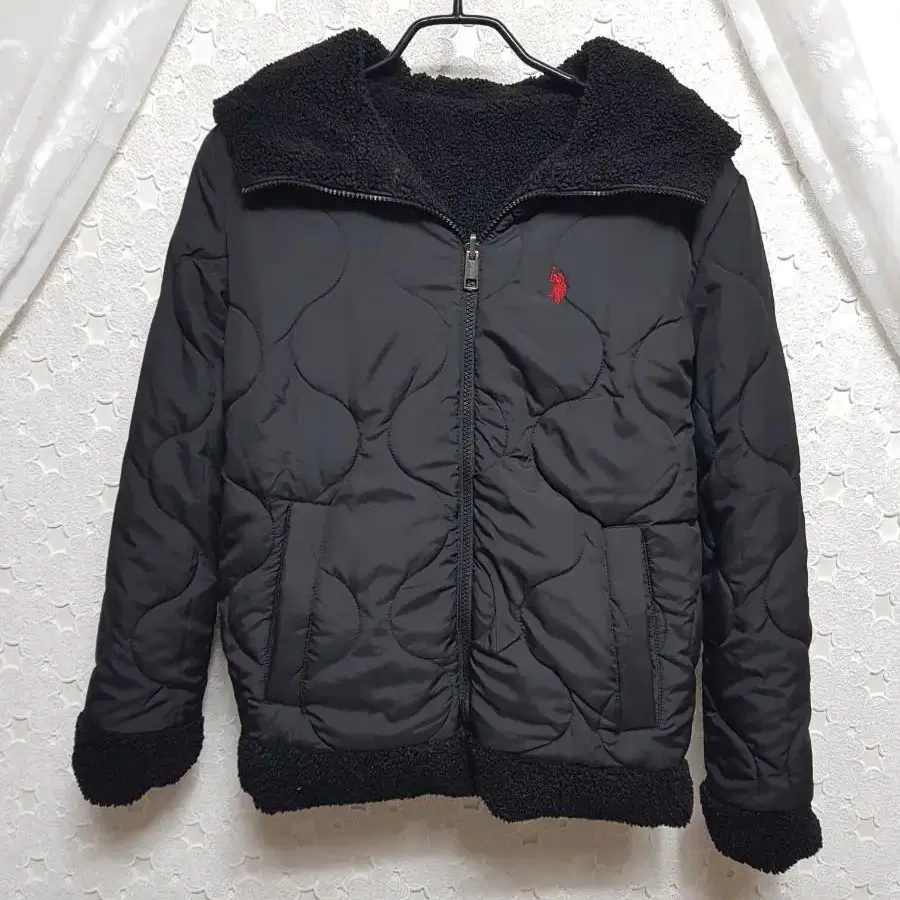 u.s polo assn 양면 후드집업 여성85