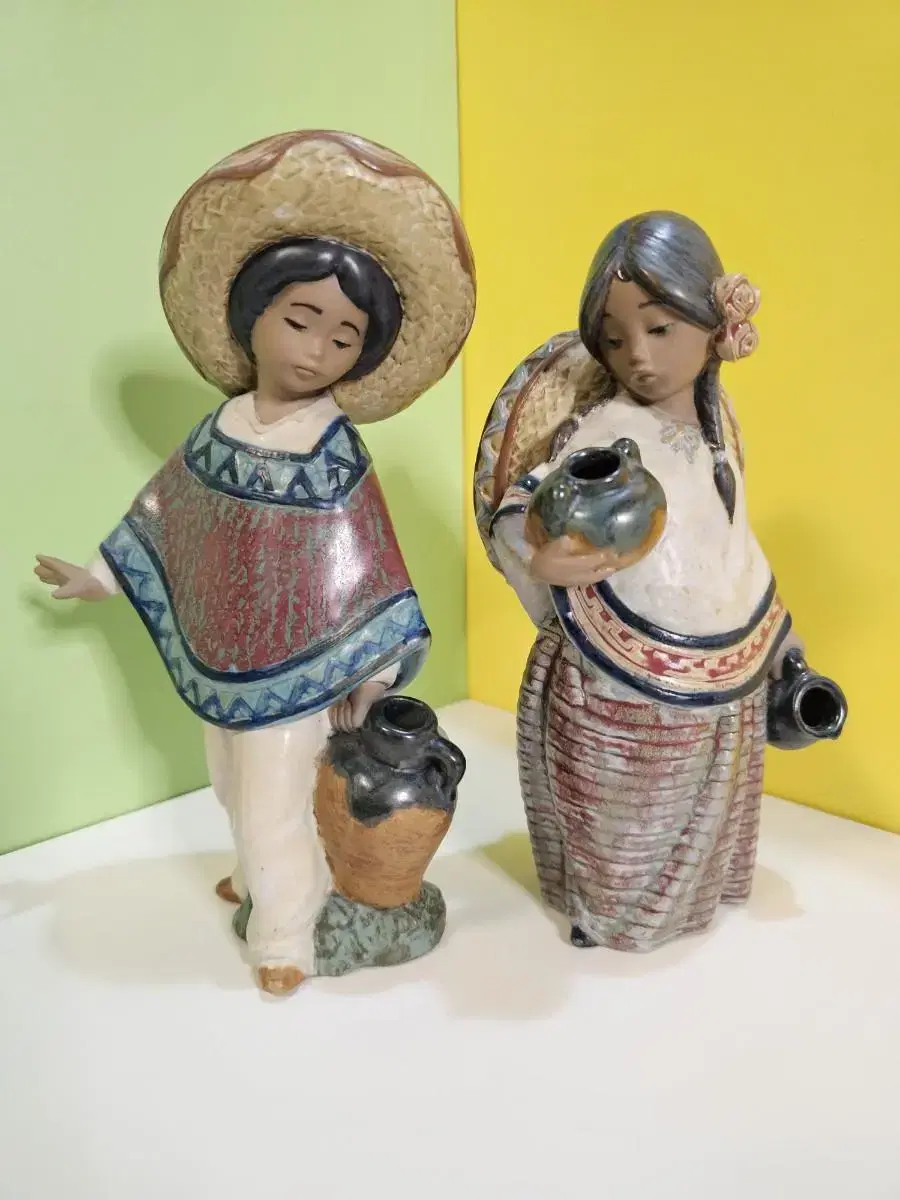 LLADRO 2140 &2141 Mexican Boy&Girl  야드로