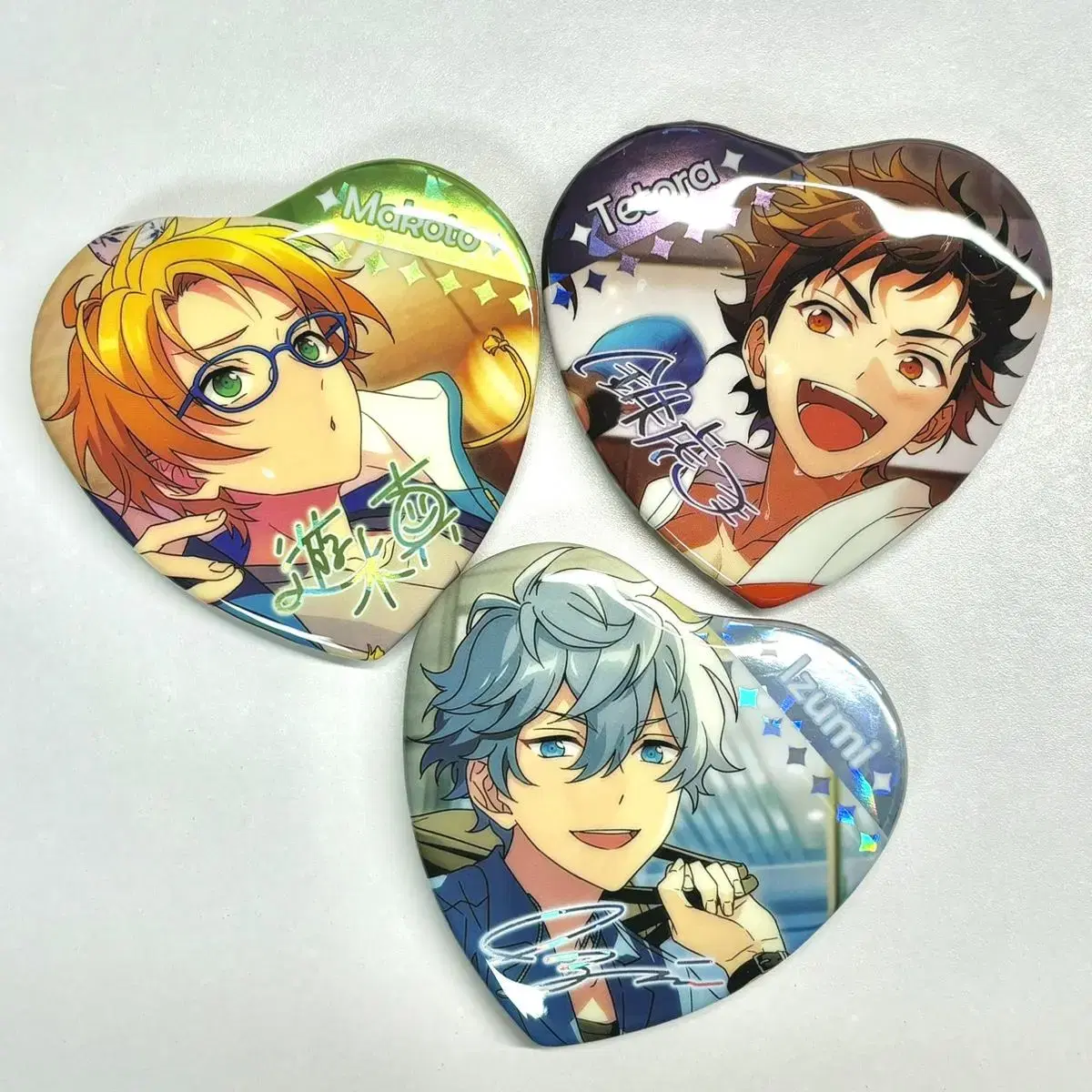 Anstar Heart Can Badge (Izumi, Makoto, Tetora)