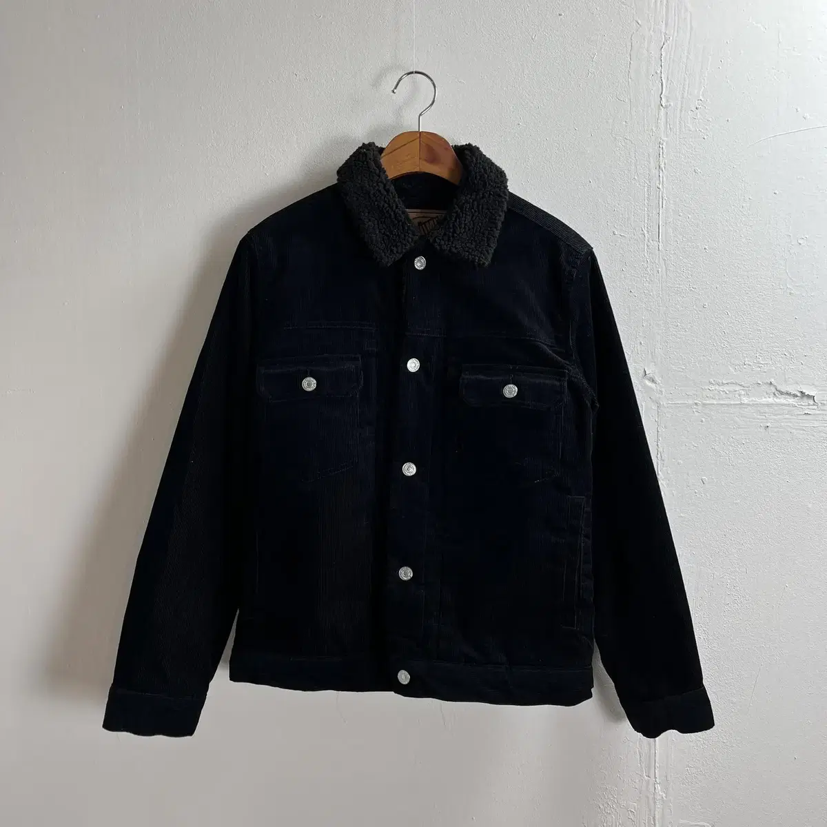 DENIME Denim Shearling Sherpa Jacket