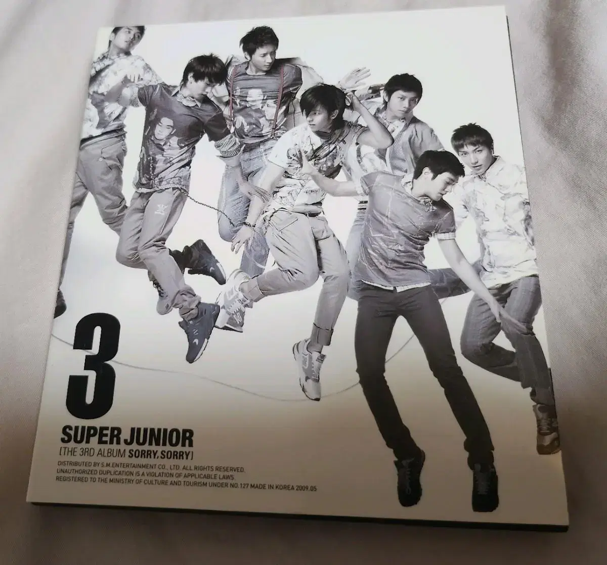 슈퍼주니어 쏘리쏘리 앨범 팔아요!!(희철 비공굿 넣어드려요!!)